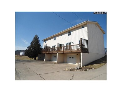 Deck and garage