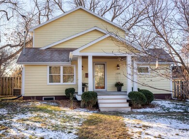 FRONT OF HOUSE W/ COVERED PORCH!