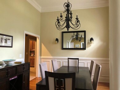 Formal Dining Room with High Ceilings