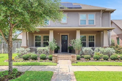 Welcoming porch. Big front porch with space to sit