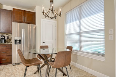 Breakfast nook looking out to golf course