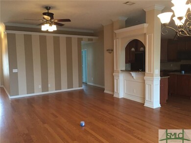 View of the Great room from the dining room.  show