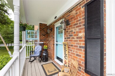 Balcony with covered porch