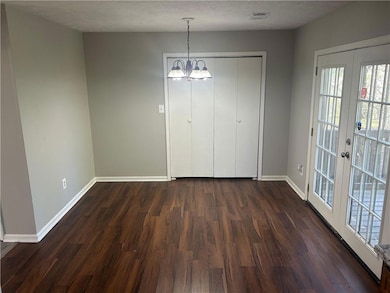 View to eating area from the kitchen