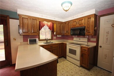 Kitchen open to dining