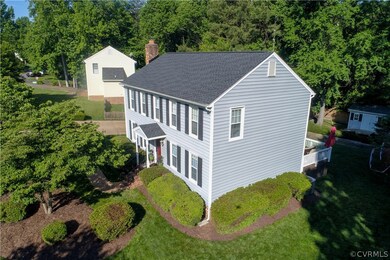New roof with architectural shingles and ridge ven