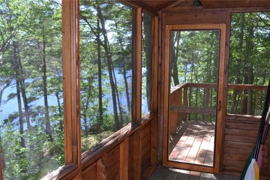 View from the screened porch