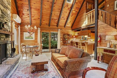 Field Stone Fireplace