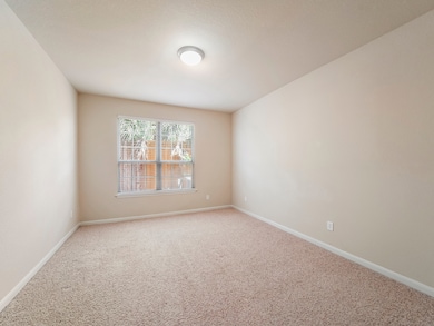 Large master bedroom faces garden