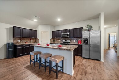 Tons of cabinet and counter space!