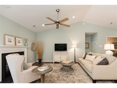 Photo shows model home - Powell floor plan