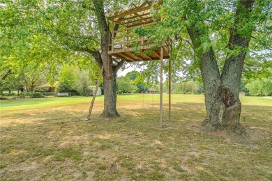 Covered tree house