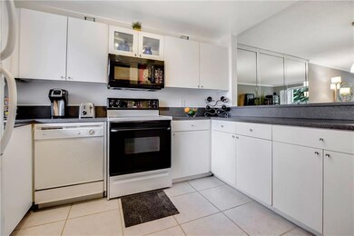 Open kitchen to living area