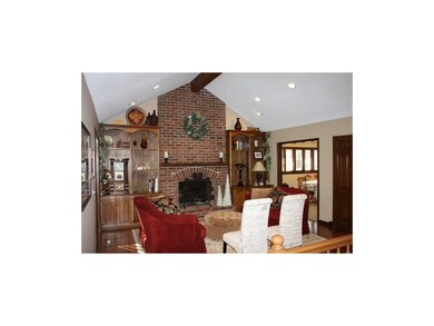 Great room with fireplace