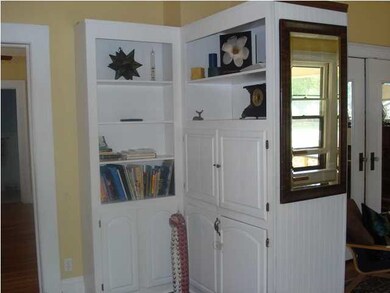Living room built-in.