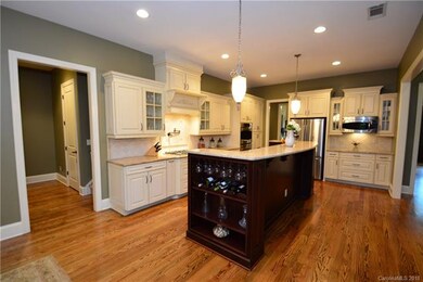 Chef's dream kitchen with custom cabinets, granite