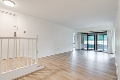 Foyer opens directly into the spacious living & di
