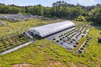Bird's eye view of a heavily wooded area