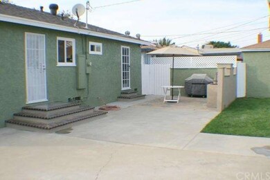 Patio view from the driveway