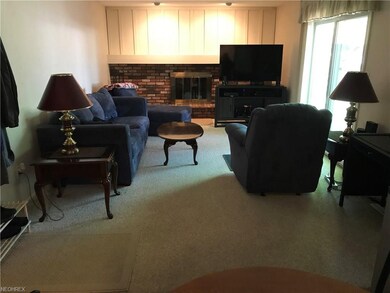 Nice living room with fireplace