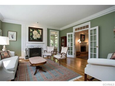 Formal Living Room with Gas Fireplace