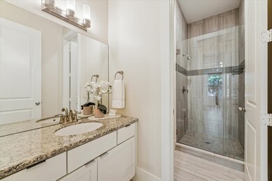 Full bathroom with first floor.  Perfect for a separate guest suite.