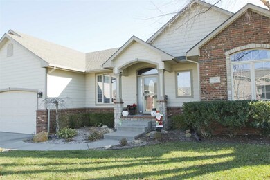 Covered front entry. 5 Bedrooms/3 Baths/ 3 Car Gar
