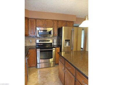 Stainless steel appliances.