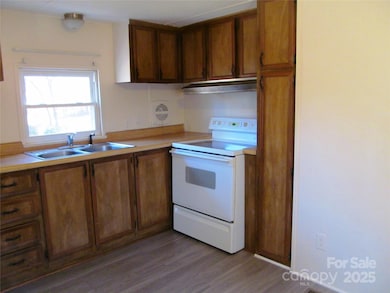 Electric Range and sink