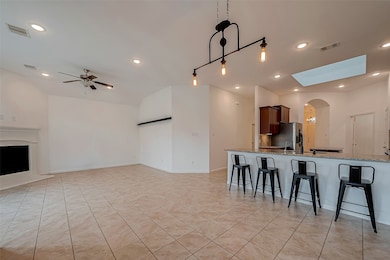 Fully tiled and whole home is hardscape interior
