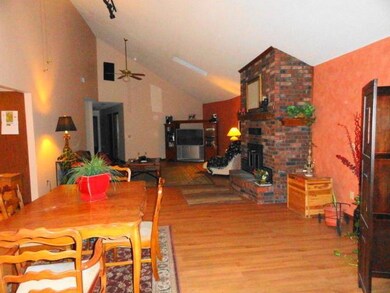 great room with fireplace/insert