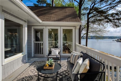 This inviting outdoor space connects to the sunroo