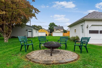 Firepit area off of the back deck