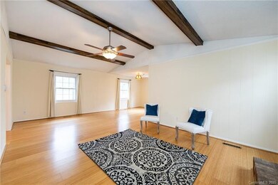 Freshly painted, this open floorplan flows easily into the dining room!