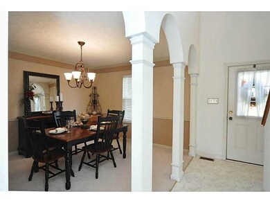 Dining Room. Foyer opens to dining room.
