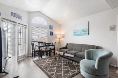 Living & Dining with double doors to the Patio.
