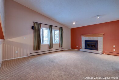 Living Room With Vaulted Ceilings
