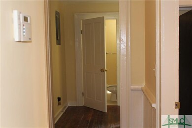 entrance to bathroom on main floor