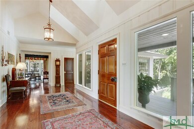 This large foyer captures much of the atmosphere c