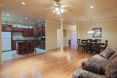 Large great room, perfect for entertaining or cozy
