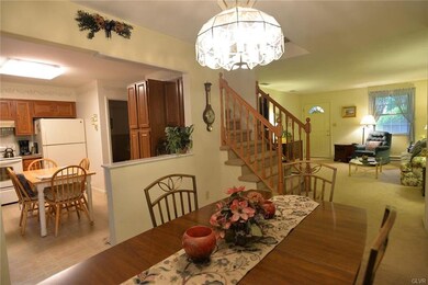 VIEW OF FIRST FLOOR - LIVING ROOM, DINING ROOM, KI