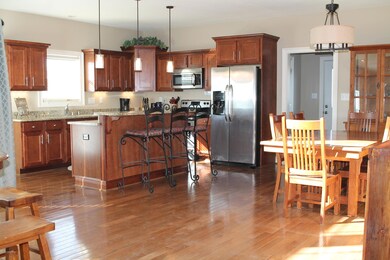 kitchen and dining