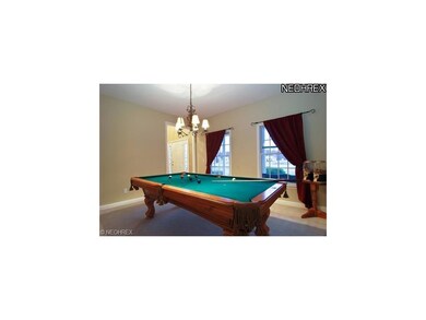 Dining room big enough for a billiard table.
