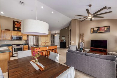 Spacious with vaulted ceiling