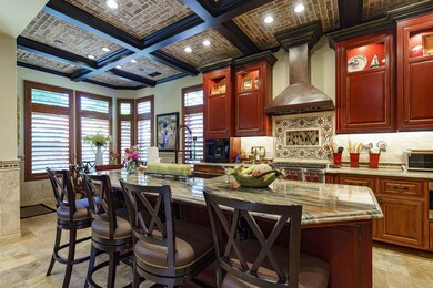 Kitchen opens to the living room. This home was re