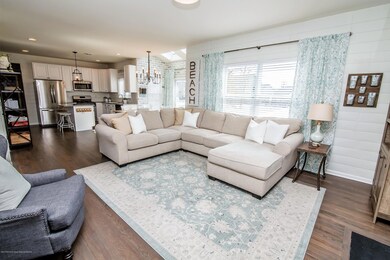 Family Room into Kitchen