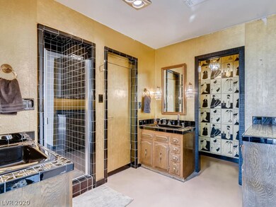 Vintage Master Bath with sauna & dbl sinks