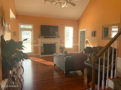 Vaulted family room