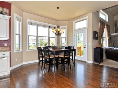 Breakfast nook with great mountain views
