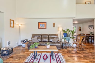 Living room to dining